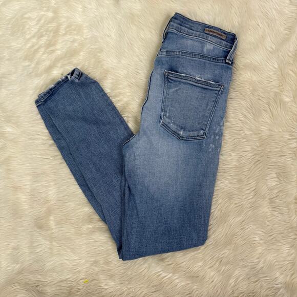 Citizens of Humanity Rocket High Rise Crop Skinny jeans in Distressed Fizzle 24 - Picture 13 of 16